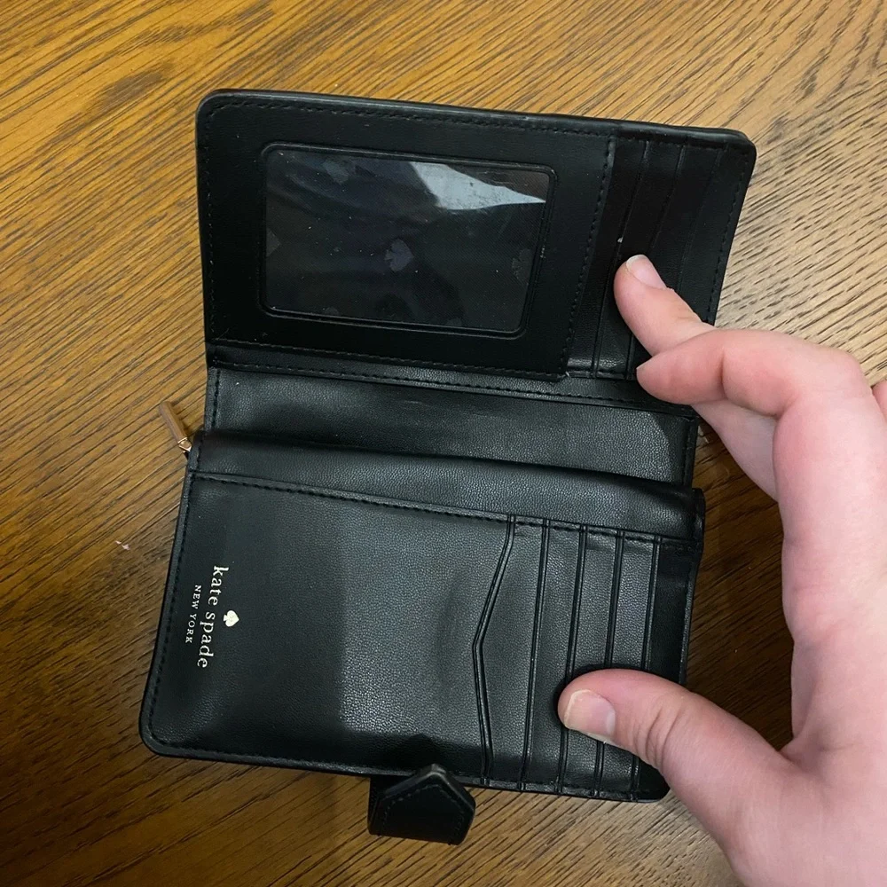 Kate Spade Black Leather Wallet - Picture 6 of 7